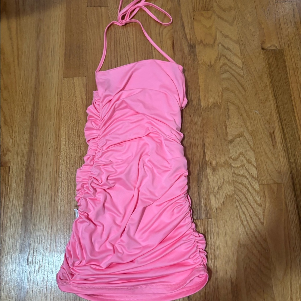 Amazon Pink Mini Dress